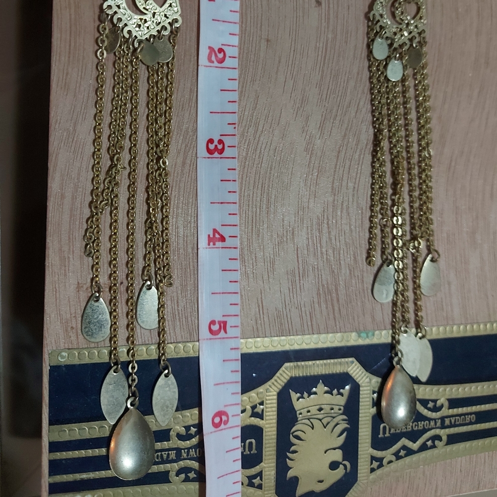 2/$35 Long statement earring - Picture 4 of 6